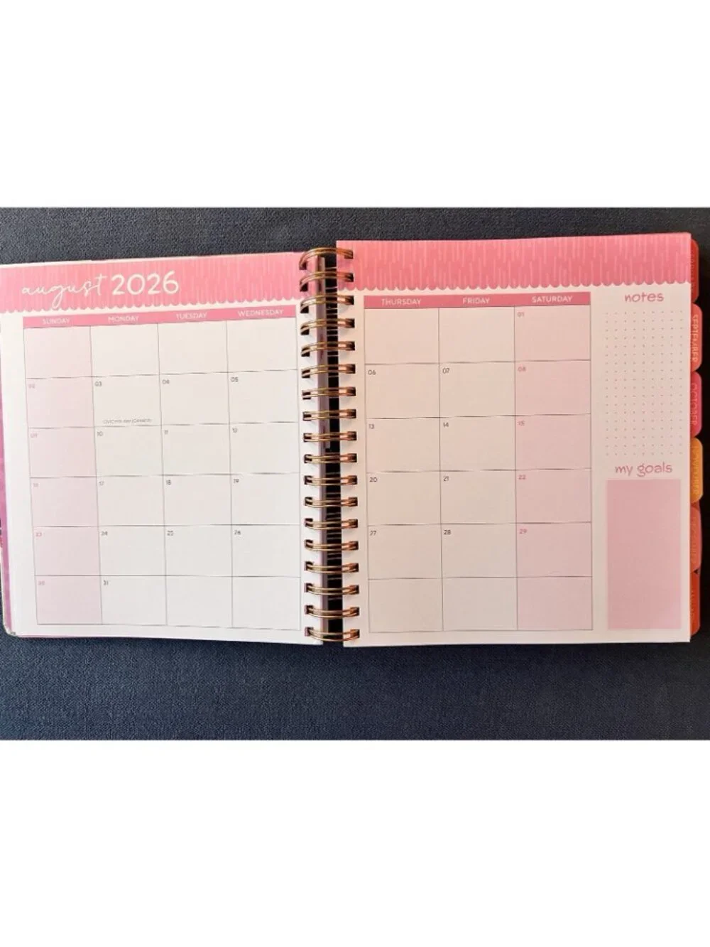 PINK COWGIRL 17 Month 2026-2027 Planner Month Day Week Organizer Planning Note